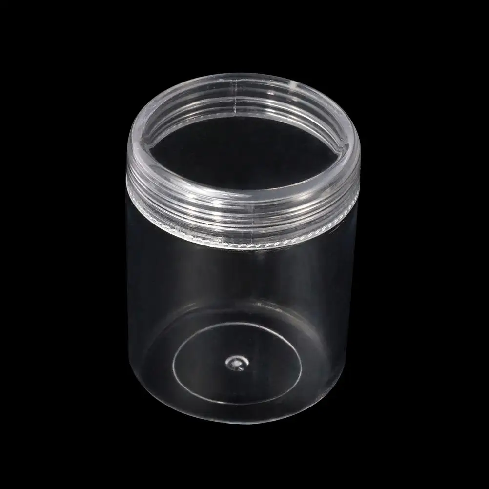 6 szt Okrągłe plastikowe pudełka do przechowywania Pojemniki na krem podróżny Butelki na próbki do podróży Camping Mini Solid Sub Butelki wielokrotnego użytku PP