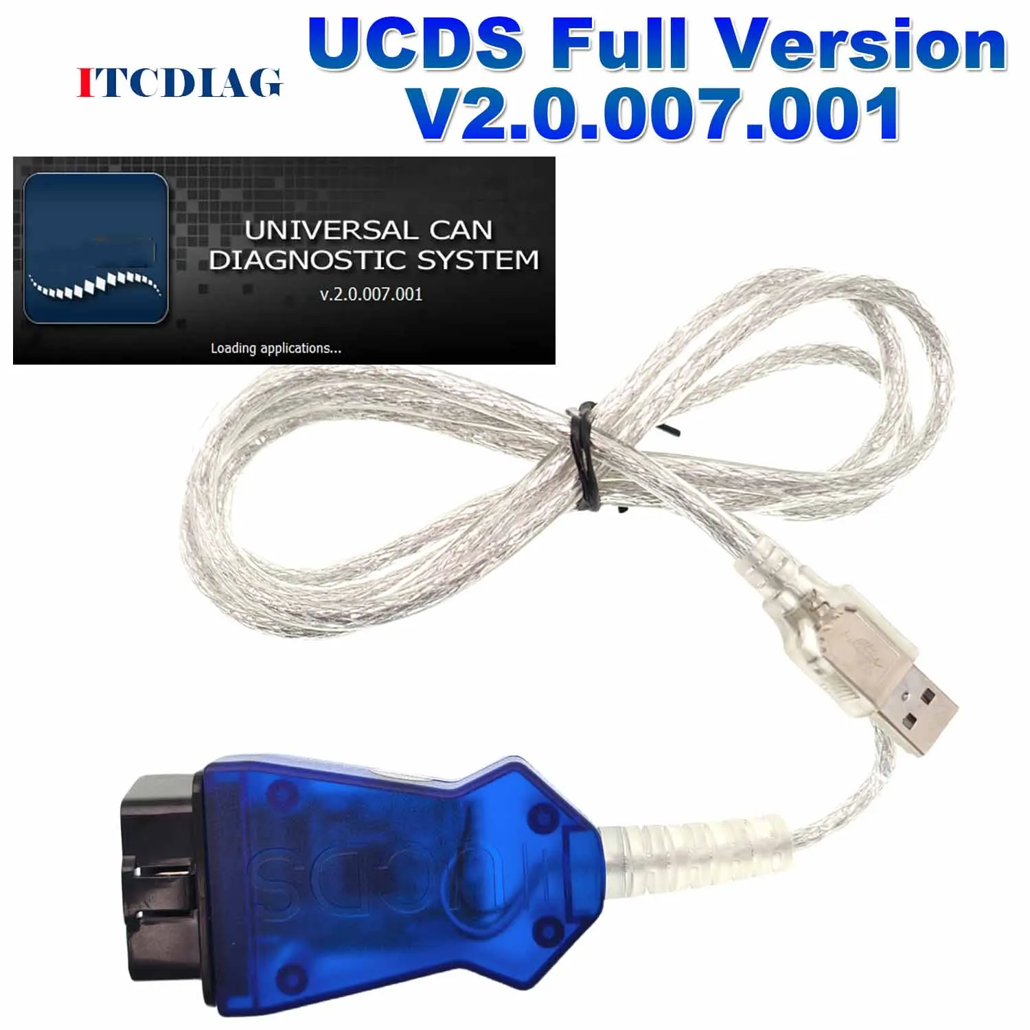 For UCDS Full Version V2.0.007.001 Diagnose PCM BCMII GEM by CAN BUS Full Extended License VS VCM2 UCDS Pro+ For Ford For Mazda