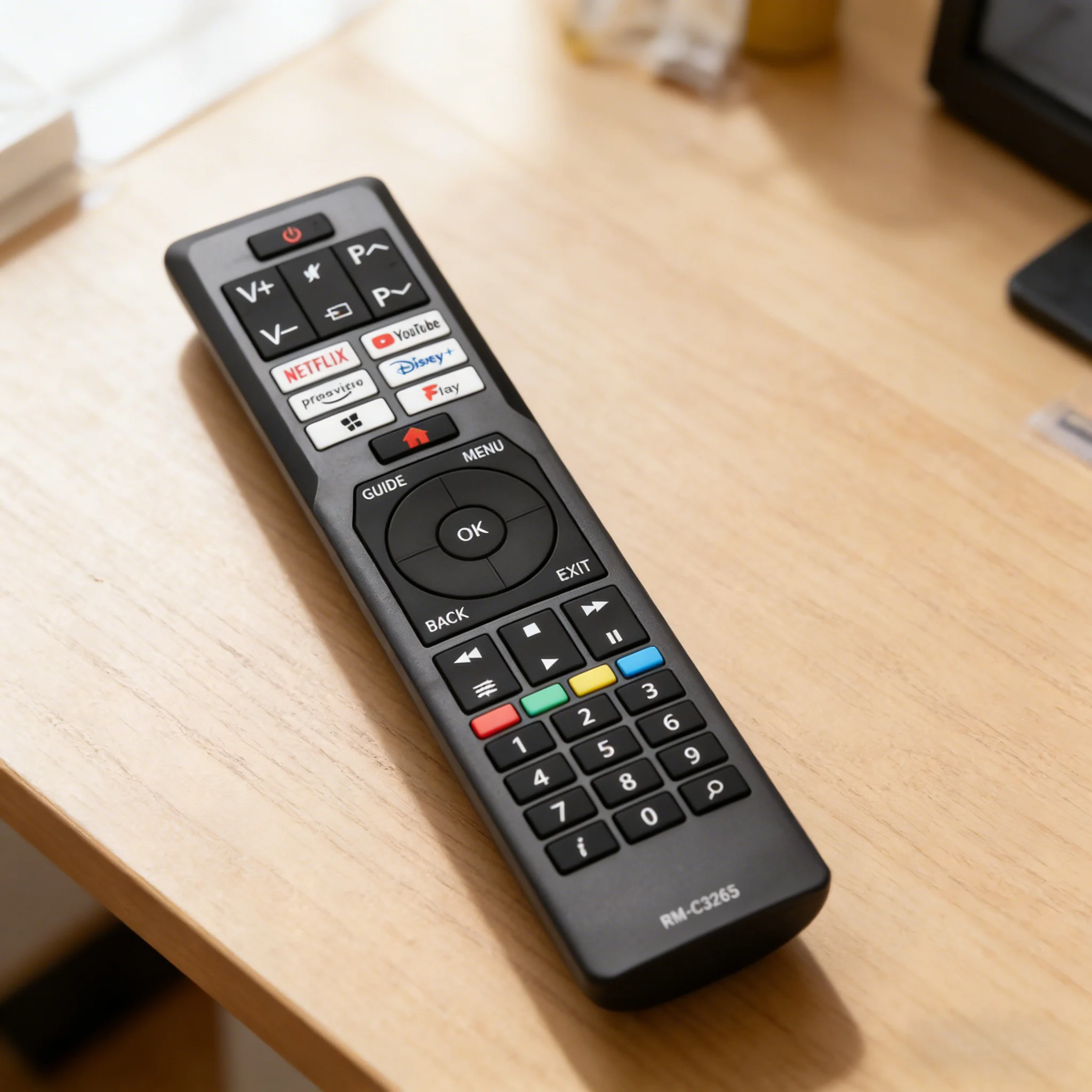 

JVC RM-C3265 LCD TV Remote Control Electronic Home Entertainment Accessory Replacement Compatible with JVC