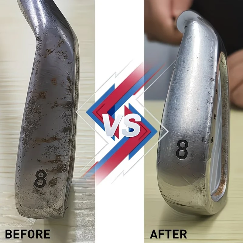 Golf Club Polishing Wax, Club Head Metal Cleaner and Shine Restorer for Oxidation, Scratches and Golf Accessories Care