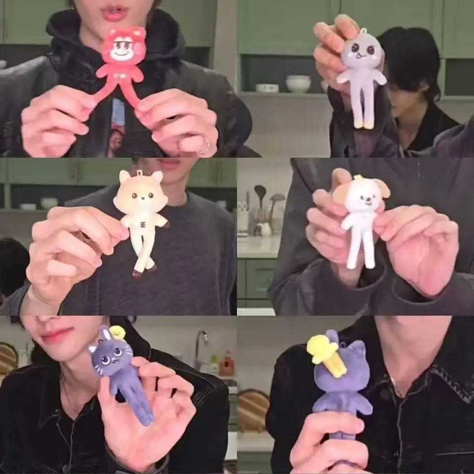 2025 RIIZE มินิตุ๊กตาจี้ WONBIN SOHEE พวงกุญแจวันวาเลนไทน์ Pop-Up Store กระเป๋าจี้ SeungChan ANTON แฟนคอลเลกชัน