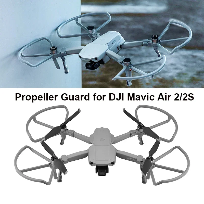 for Mavic Air 2/2S Propeller Guard with Heightening Landing Gear for DJI Mavic Air 2 2S Drone Blade Protector Cover Accessory