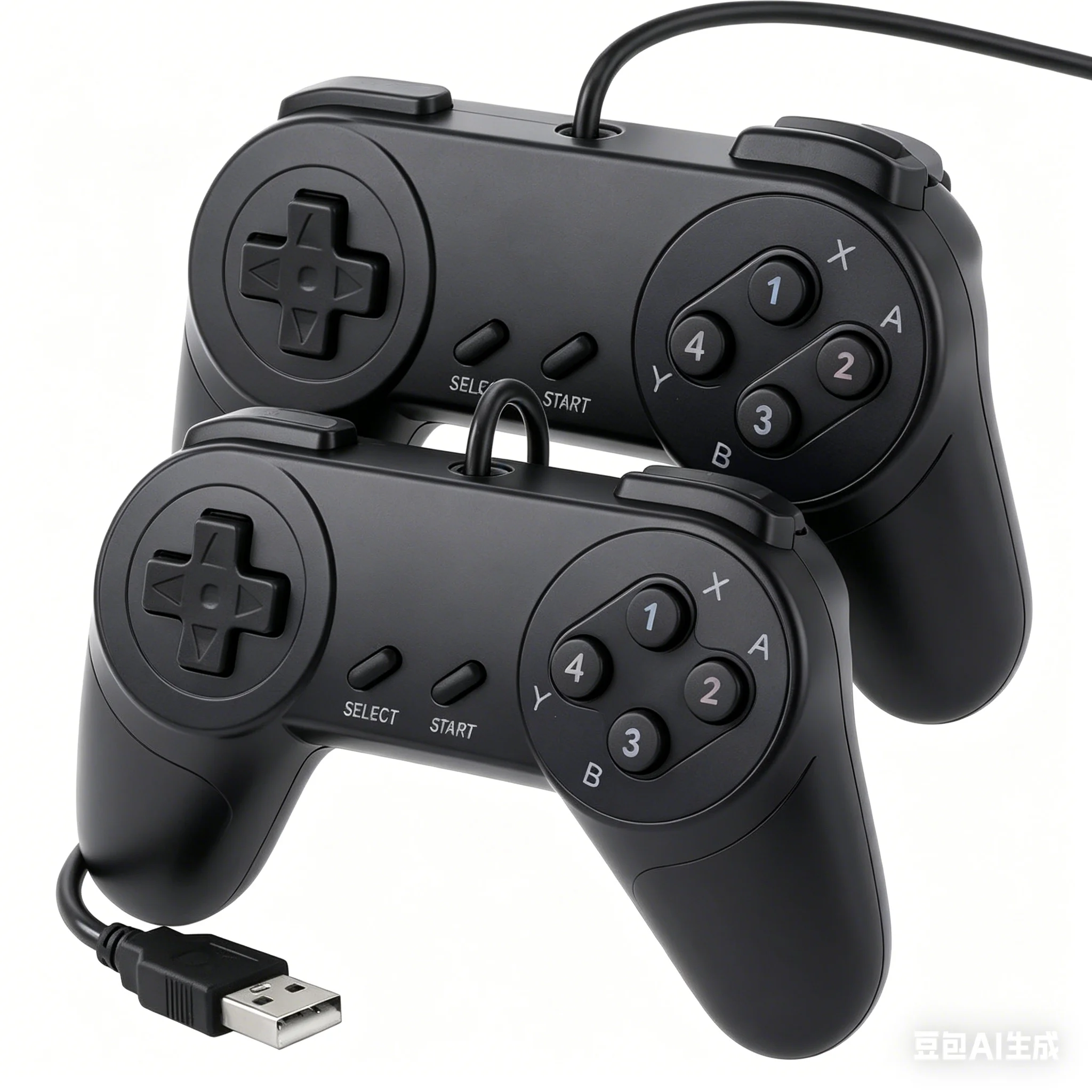 PC Wired Singles Game Controller USB Multimedia Gamepad Gami