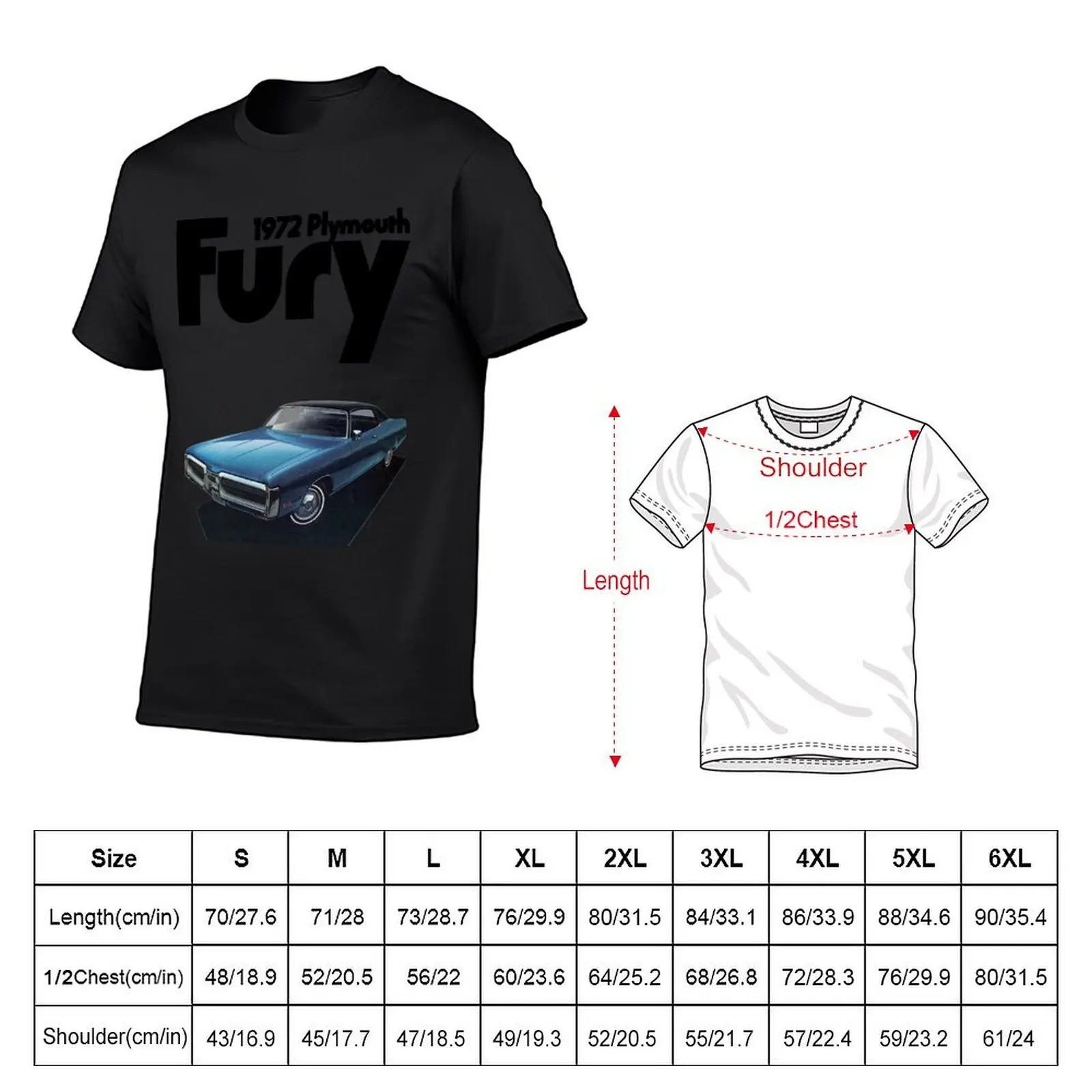 PLYMOUTH GRAN FURY T-Shirt man clothes graphic t shirts anime tshirt cute clothes anime shirts men