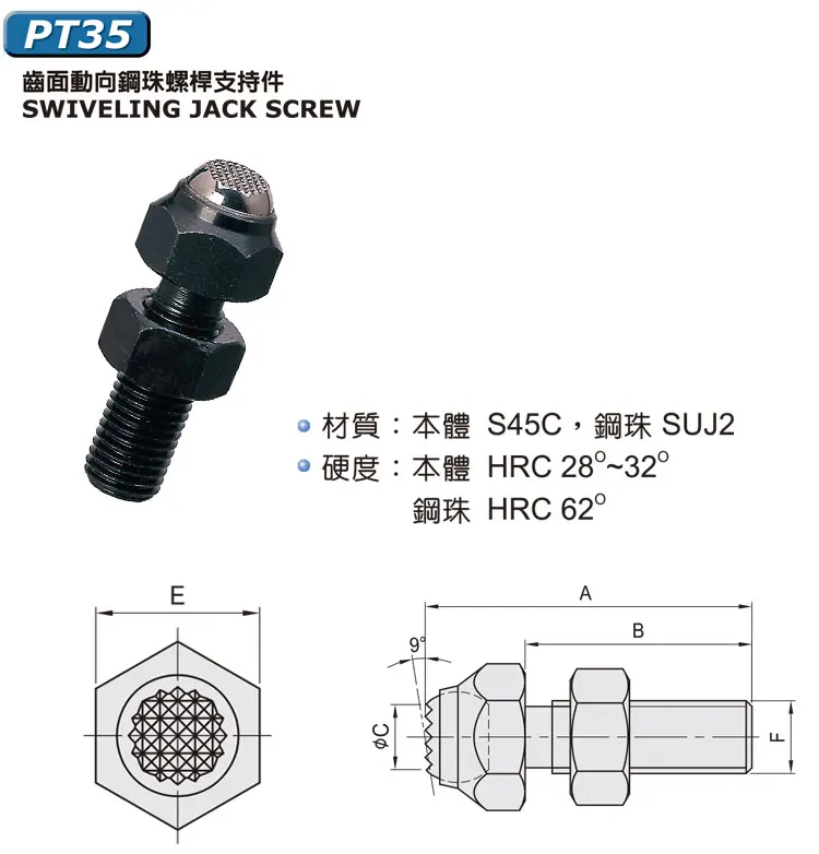 

Taiwan PT35-0814 dynamic steel ball positioning tooth surface screw new