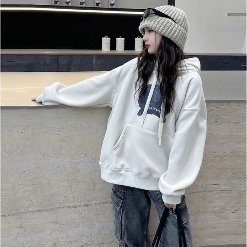 

Girls 2025 New Autumn-Spring Korean Style Hoodie Middle-Big Girls Stylish Top