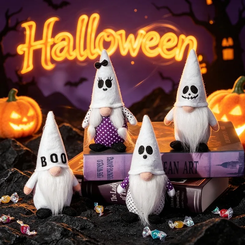 2-4-pecas-de-enfeites-de-pelucia-de-gnomo-fantasma-de-halloween-2026-com-estilo-multidimensional-e-poas-em-tecido-macio-com-cordao-para-pendurar-16cm-decoracao-suspensa-para-festas