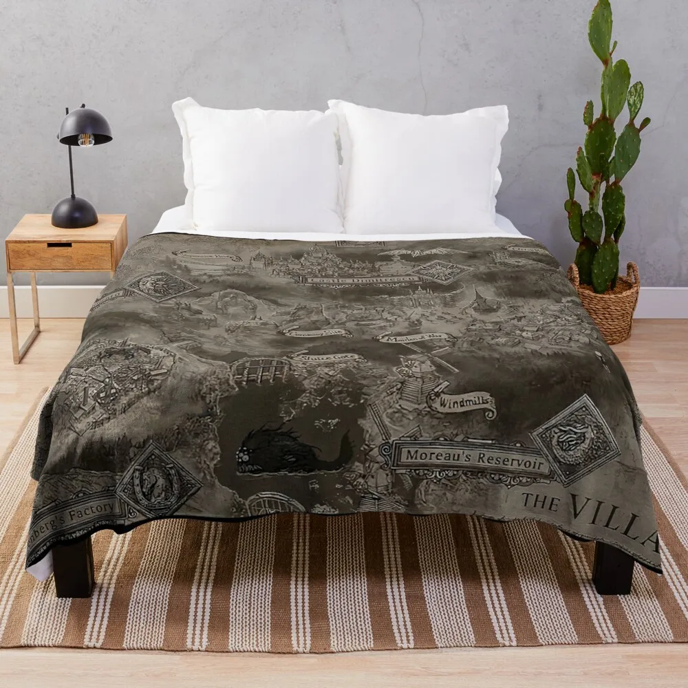 

Resident Evil map Throw Blanket Decorative Sofas Bed covers sofa bed Blankets
