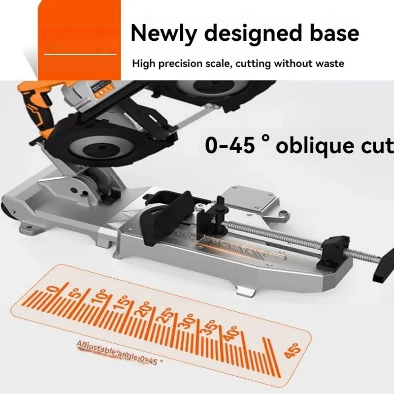 

Портативная настольная ленточная пила 1100 Вт, аккумуляторная ленточная пила, способность резки, ручная механическая пила по металлу, дереву