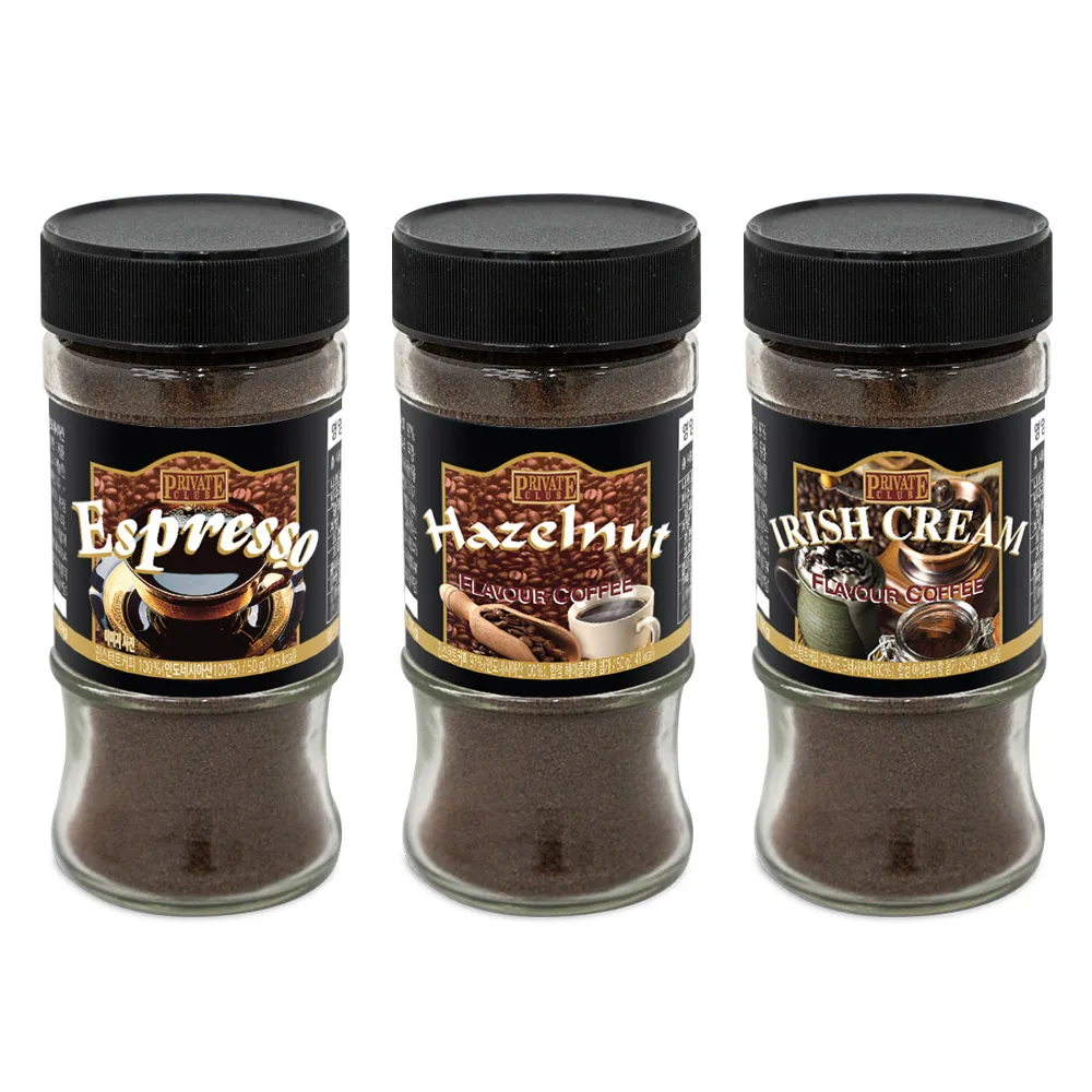 McNalty bottle coffee 50g 3 set (e. g., hazelnut, Irish cream)