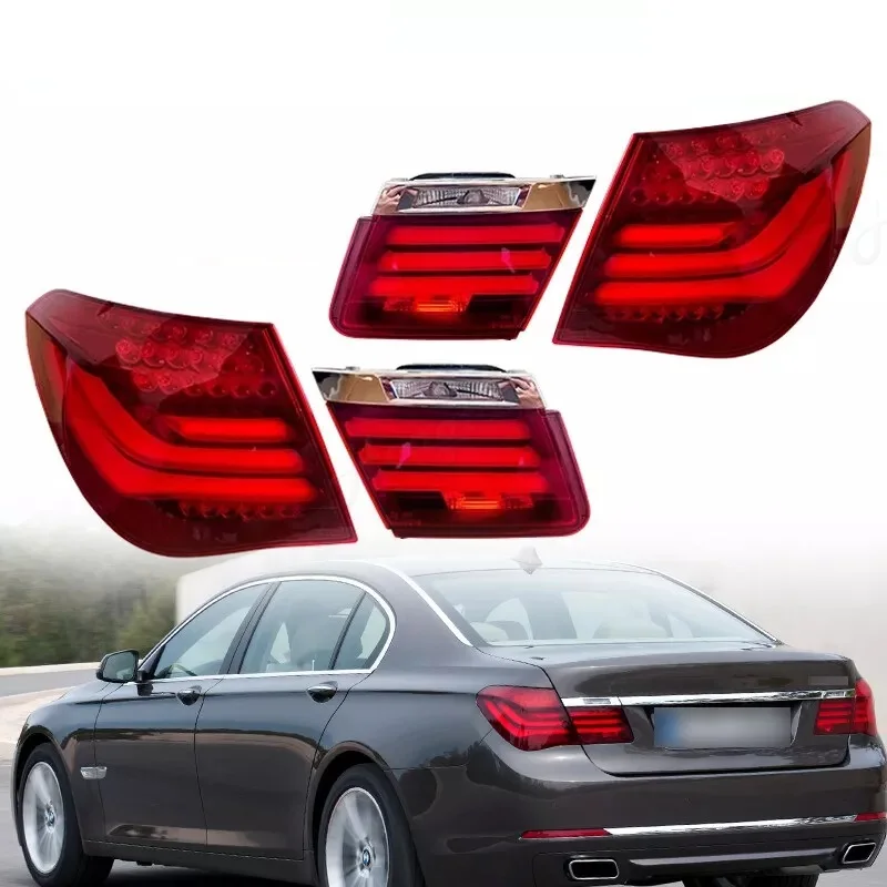 Taillight assembly For 2009-2013-2015 BMW 7 Series F01 F02 730 740Li LED Modify the brake lights, reverse the lights，turn signal