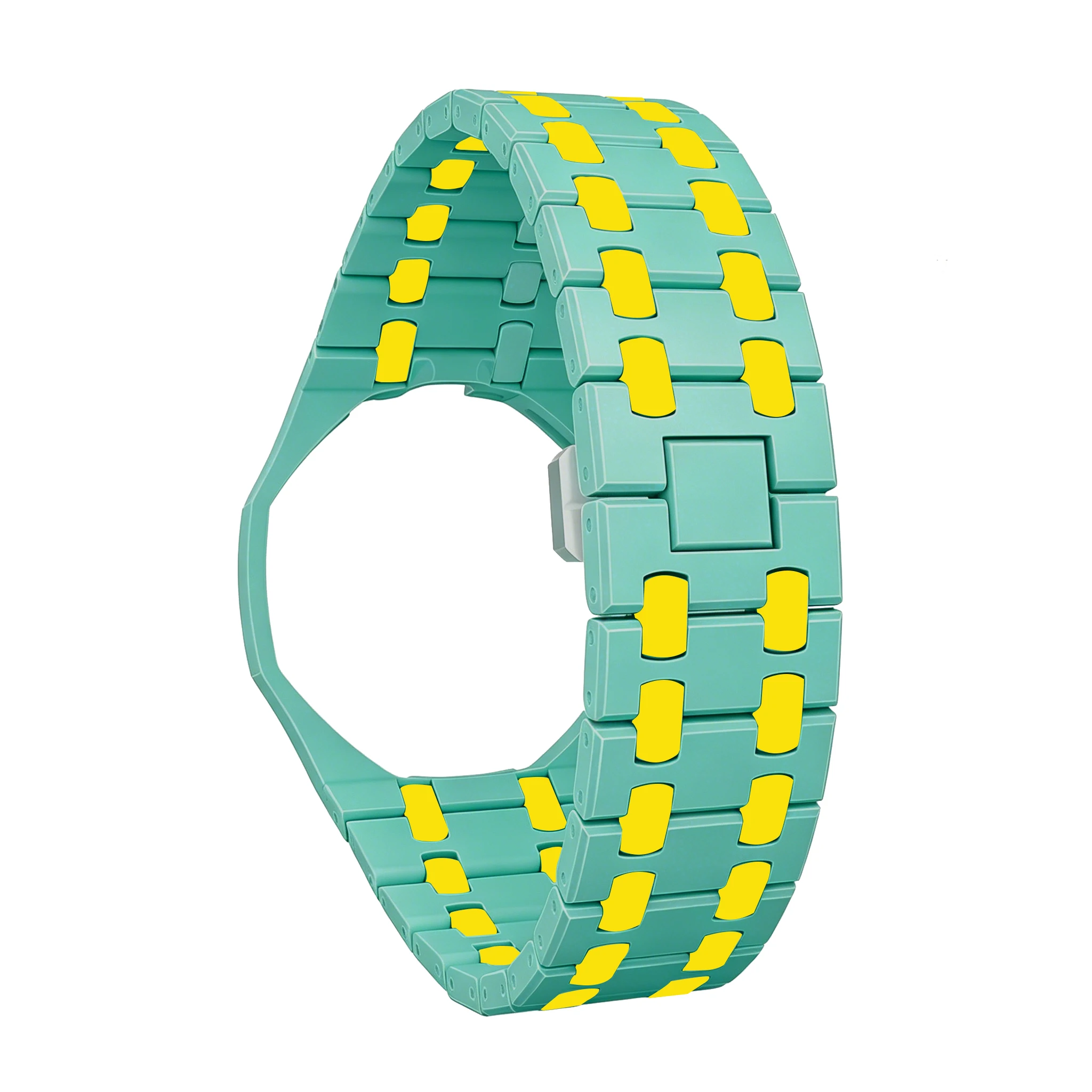 Bioceramic Case+strap Integrated Kit for Swatch X AP Royal Pop Mechanical Pocket Watch Changing Wristband for X AP Royal Pop