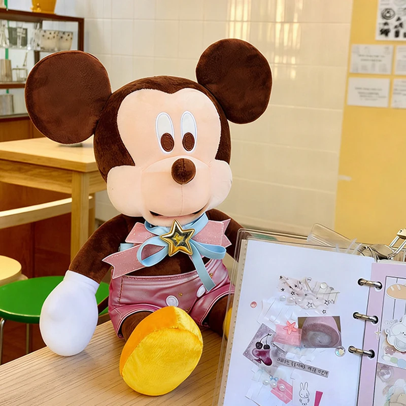 40-70cm Cute Disney Mickey Mouse Minnie Plush Toys Classic Anime Evening Dress Doll Pillow Kawaii Stuffed Toys for Children Xmas view 6