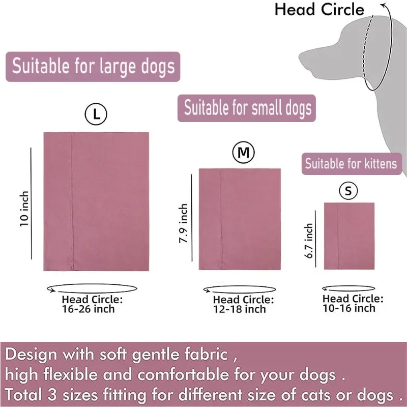 Pet Beauty Earmuffs Ordinary Flannellet Dog Ear Noise-proof Headgear Washable Decompression Dog Ear Cap Bib