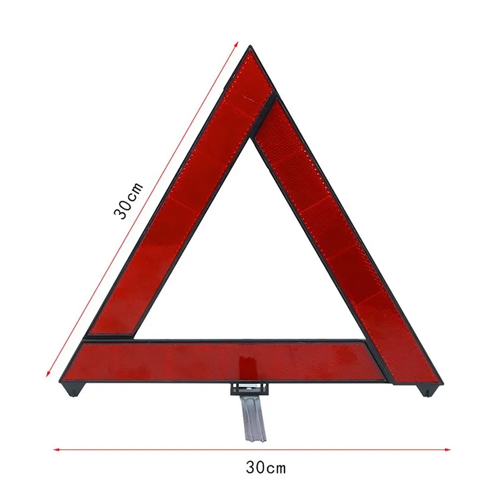 Car Emergency Breakdown Warning Triangle Red Reflective Safety Car Reflect