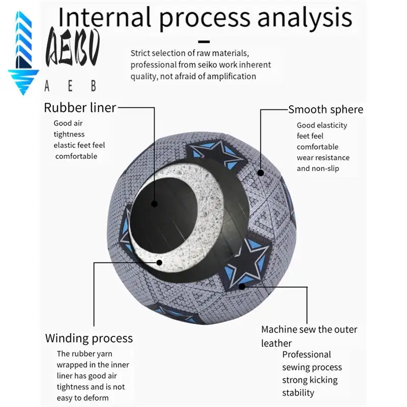 كرة قدم احترافية مقاس 5 مقاس AEB0 لتدريب كرة القدم ومنافسة كرة القدم في الهواء الطلق #1