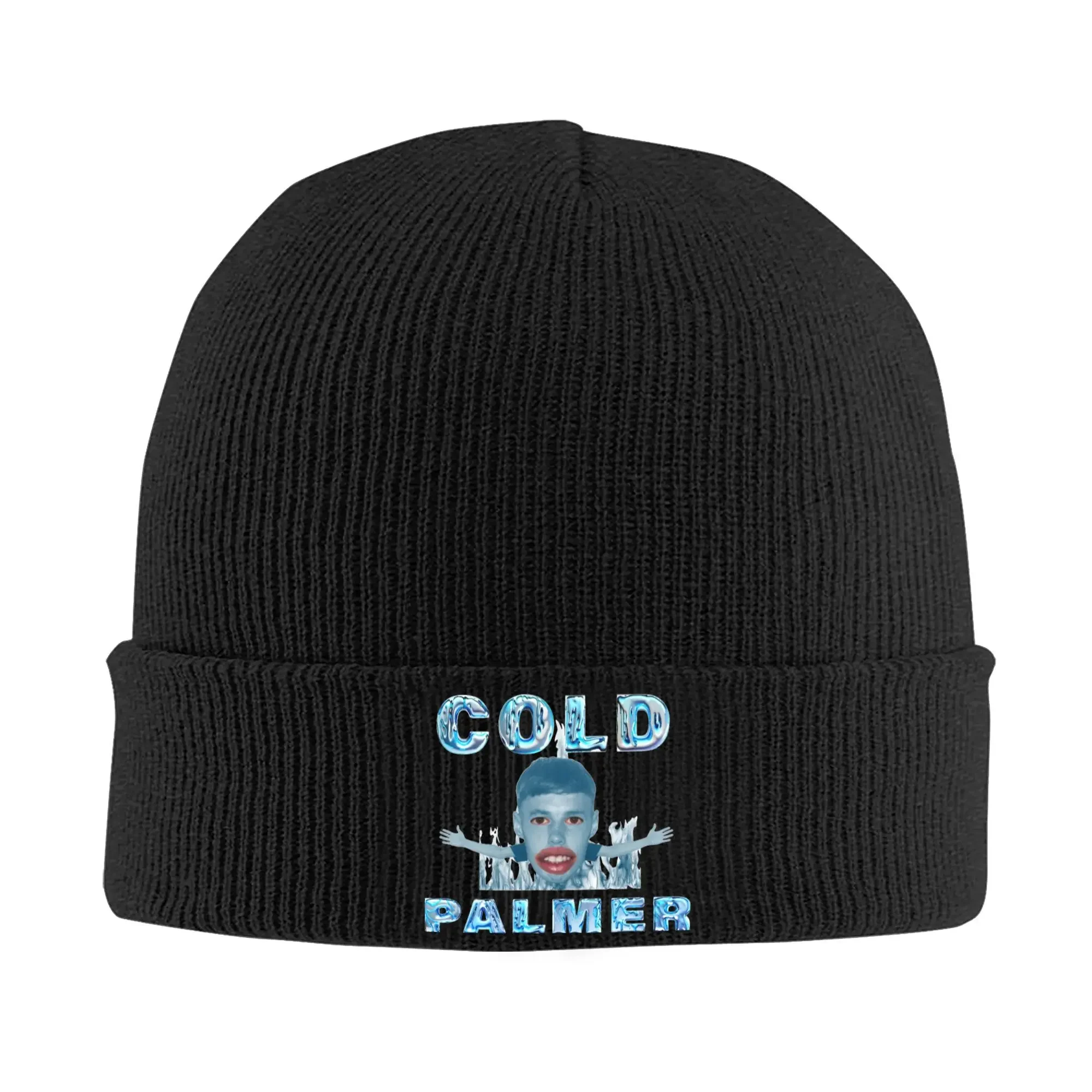 Cold Palmer Funny Meme Knitted Hat for Women Men Beanie Winter Hat Acrylic Football Soccer Warm Caps