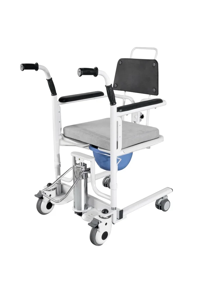 Multi functional nursing chair for the elderly, transfer machine for lifting, bathing, and sitting toilet