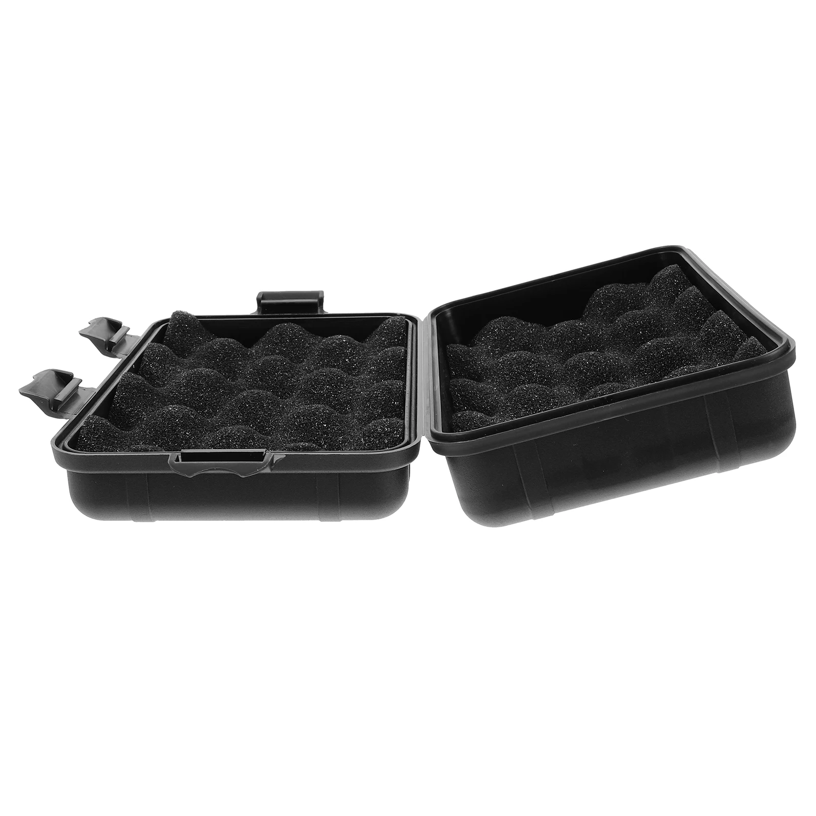 

Outdoor Survival Storage Box Waterproof Airtight Case Camping Tools Portable Lightweight Black Color Kit Container