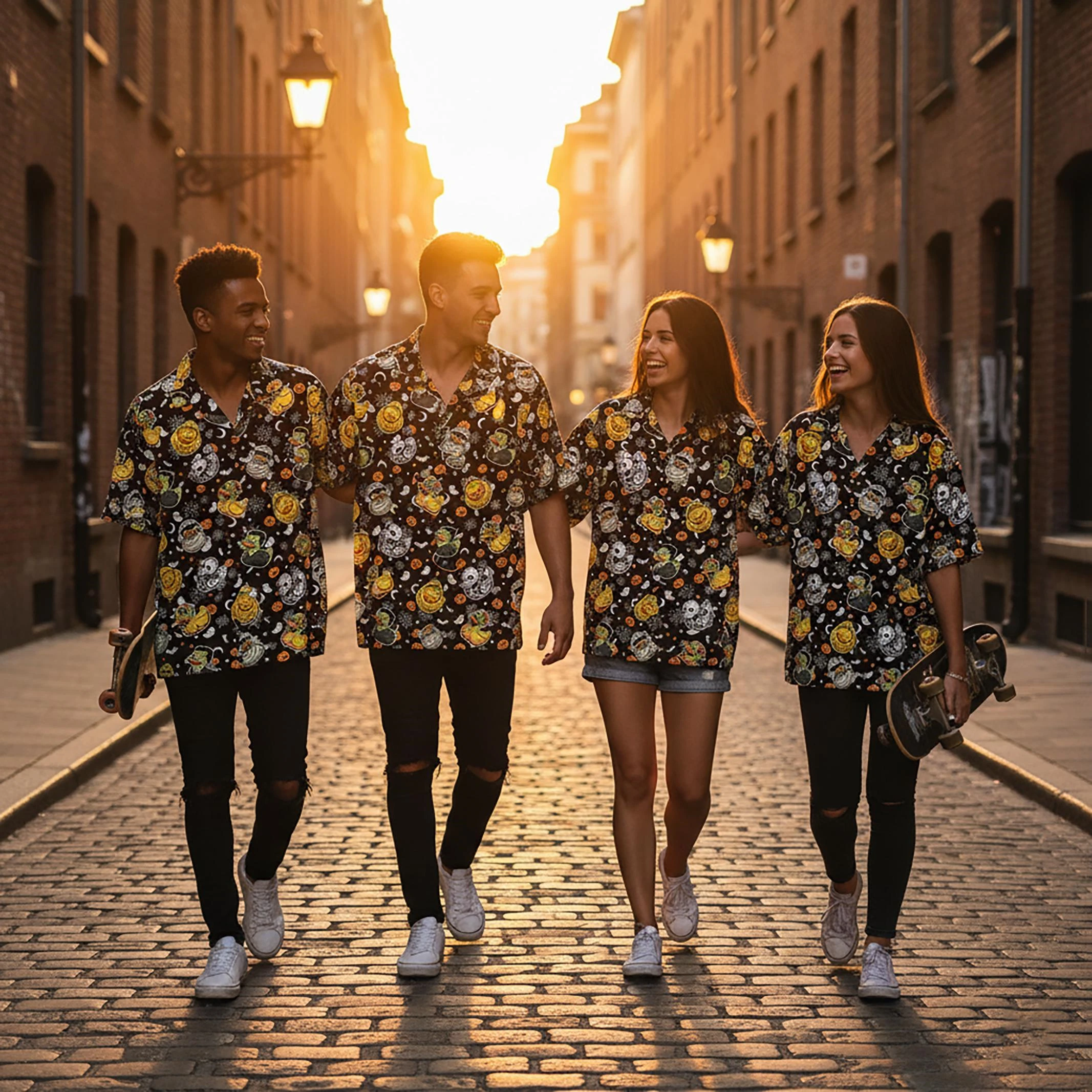 

2026 Rubber Duck Halloween Hawaiian Shirt Unique Aloha Costume Family Matching Outfits Perfect For Spooky Party & Funny Shirts