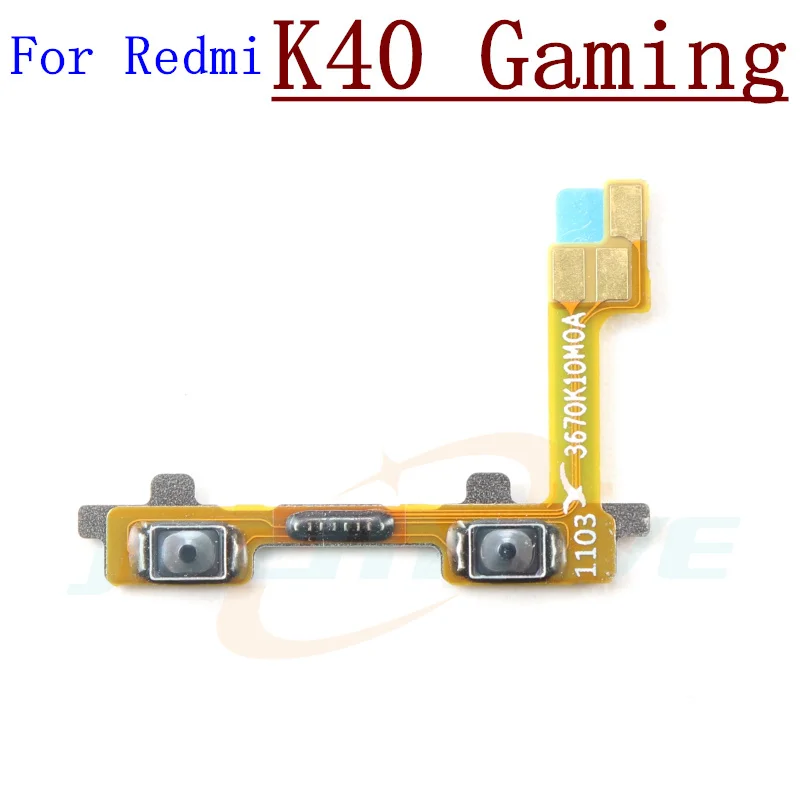 Power On Off Flex Cable For Xiaomi Redmi K20 K30 K40 K50 Gaming K60 Pro Ultra Volume Key Side Button Mute Switch Spare Parts