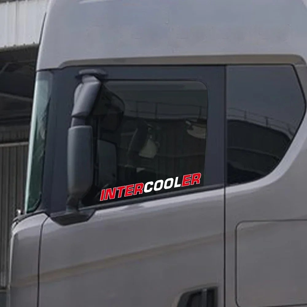 INTERCOOLER Creative Slogan Car Stickers Scratch Resistant Vinyl Decals Waterproof Auto Styling Decoration Stickers Accessories