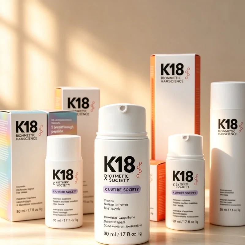 Popular K18 150ml Leave-In Molecular Kertain Repair Hair Mask Collagen Peptides Intense Smoothing Hair Types Deep Conditioning