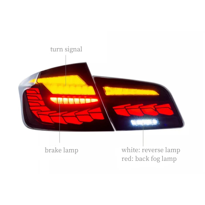 Modified Lamp For  f10 tail light With sequential turn signal F18 2010-2019 Car Rear Back Led Tail Lamp Auto Accessory