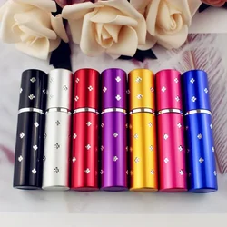 Atomiseur de parfum africain portable, mini bouteille de parfum, vaporisateur de parfum en métal, étui à pompe, portable, quotidien, voyage, 5ml, 10ml, 1 pièce
