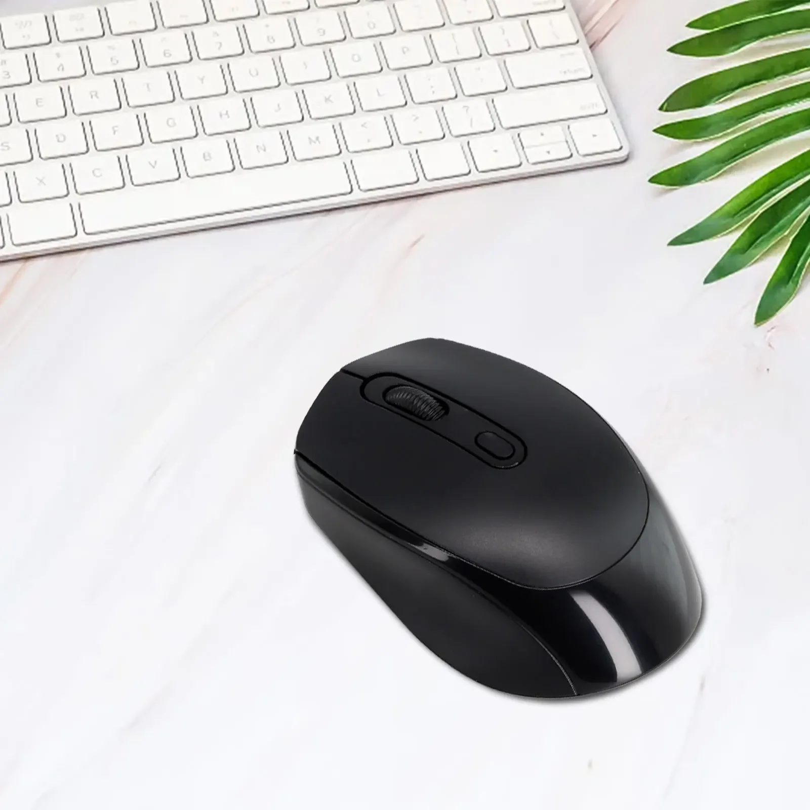 Dual Mode Connectivity Gaming Mouse Wide Compatibility Silent Ergonomic Design Rechargeable Battery Green 10*6.5*3.5cm