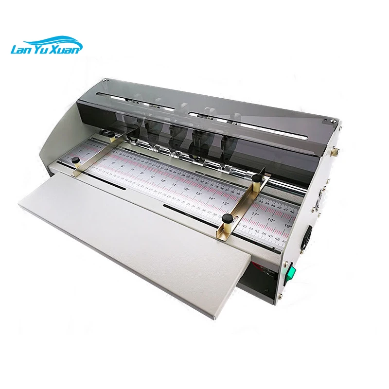 H500 Affordable price small electric a2  a3 paper 460mm creaser creasing perforating cutting machine