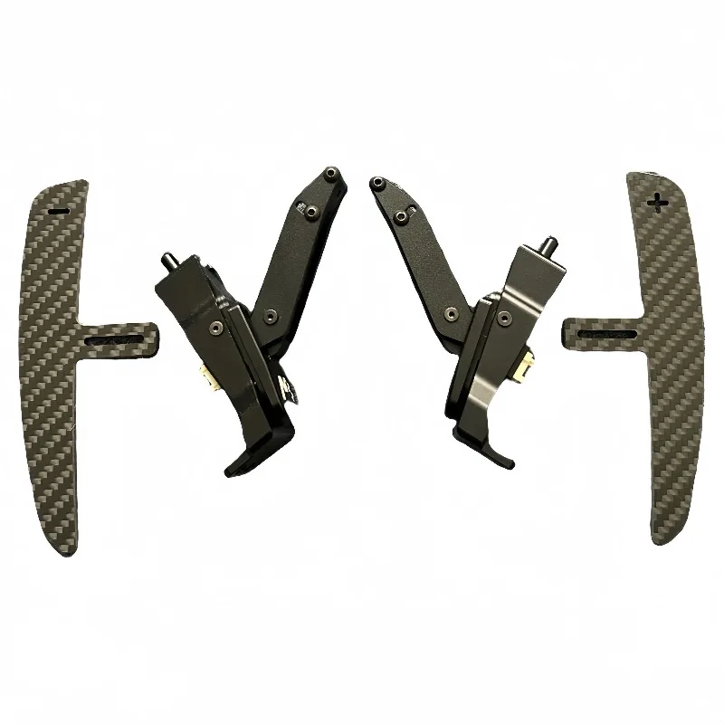 

For GT3 / GT3 RS GT2 RS 991.2 Dry Carbon Fiber Magnetic Shift Paddles Replacement Extended Shift Paddles Shift Dial