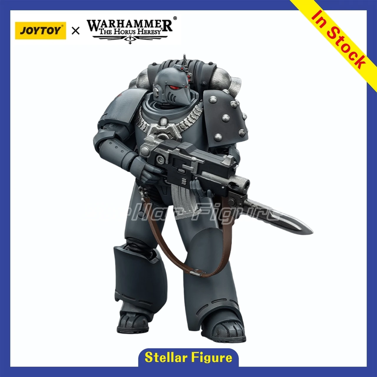 

【SF】JOYTOY Warhammer 1/18 Action Figure The Horus Heresy Space Wolves MKVI Tactical Legionnaire Model Toys Gifts Collection
