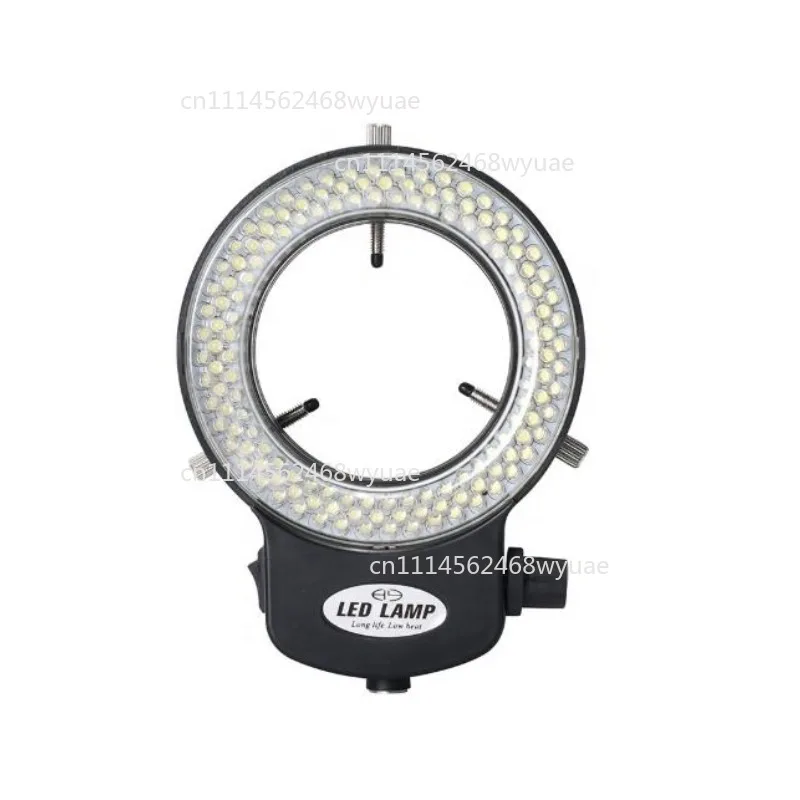 MIC-209 Fully Transparent Shade Adjustable Microscope Light Source LED Ring Light Industrial Light Source 144 Lamp Beads 63MM