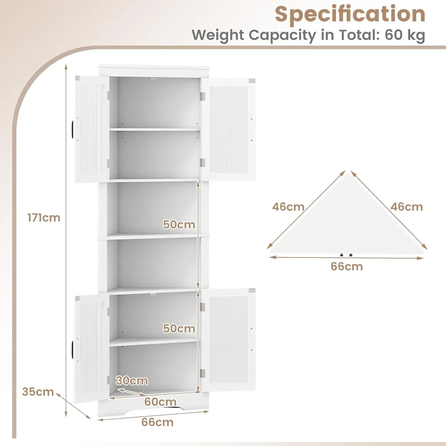 Corner Cabinet, Spa…