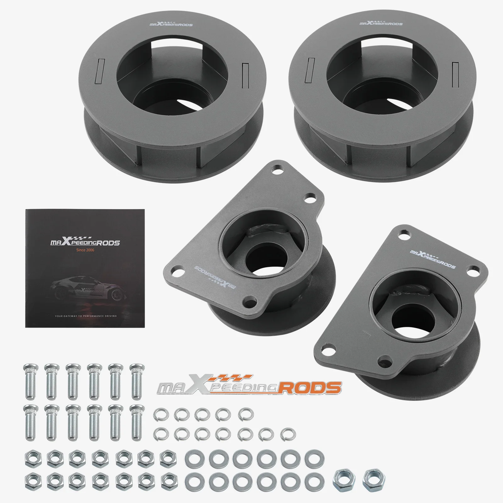 

MaXpeedingrods Lift Spacer 2.5" Front Rear Level Lift Kit for Jeep Liberty KK 2008-2013 4WD