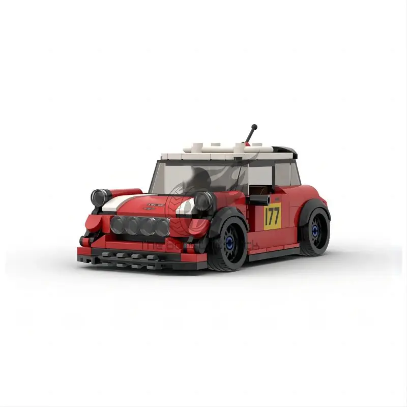 Bloques de construcción de MOC-86426 para niños, juguete de ladrillos para armar Mini Cooper, coche deportivo de 248 partículas, ideal para regalo