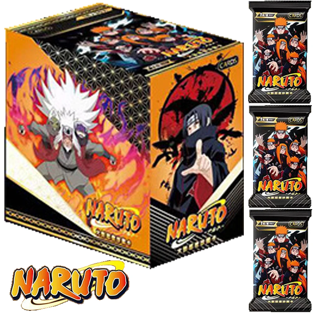 

NARUTO Collection Card For Children Uzumaki Naruto Uchiha Sasuke Super Popular Hot Blooded Anime Limited Game Card Kids Gifts