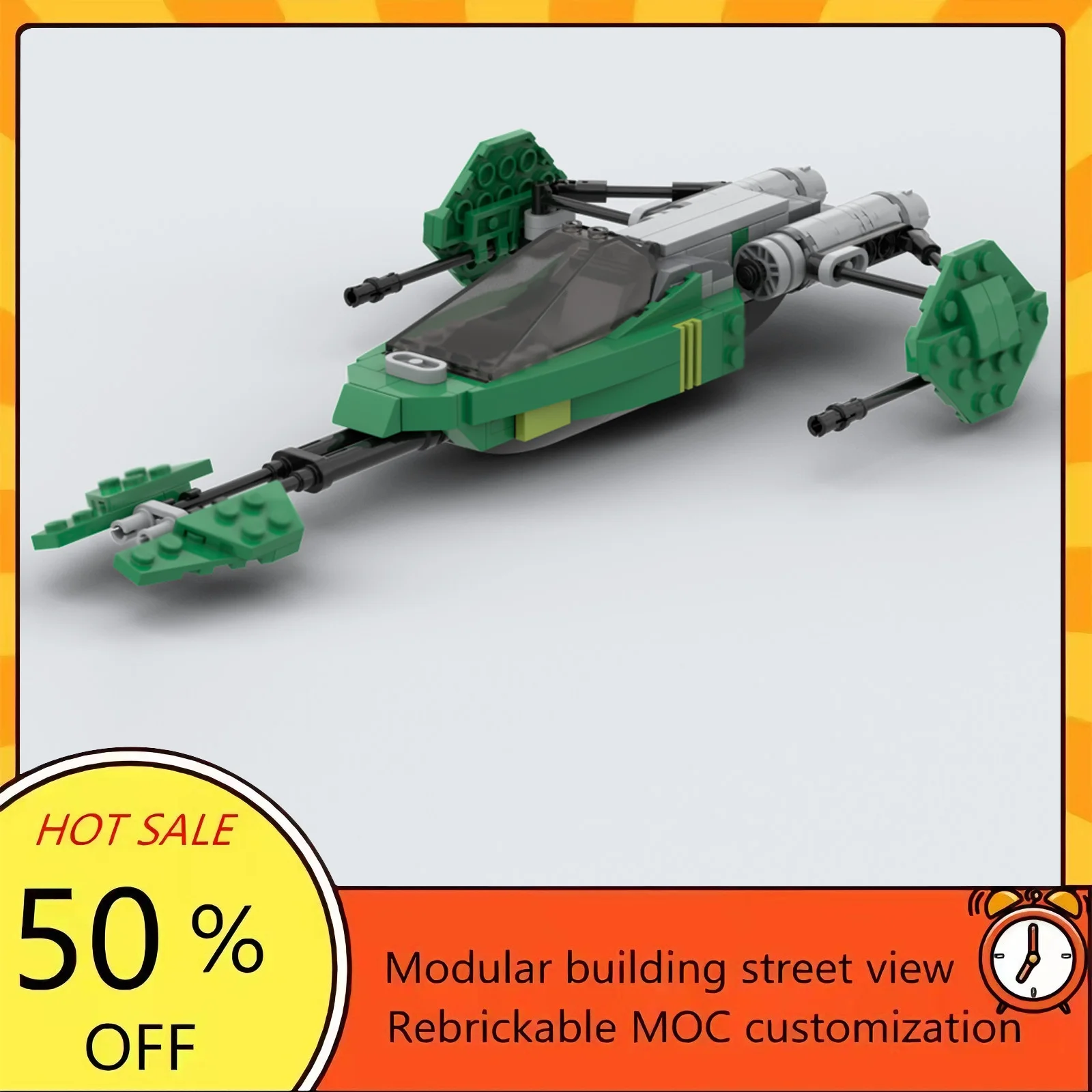 

192PCS Popular Space War Movie Model MOC Building Bricks Spaceship Modular Technology Gifts Holiday Assemble Children Toy Suit