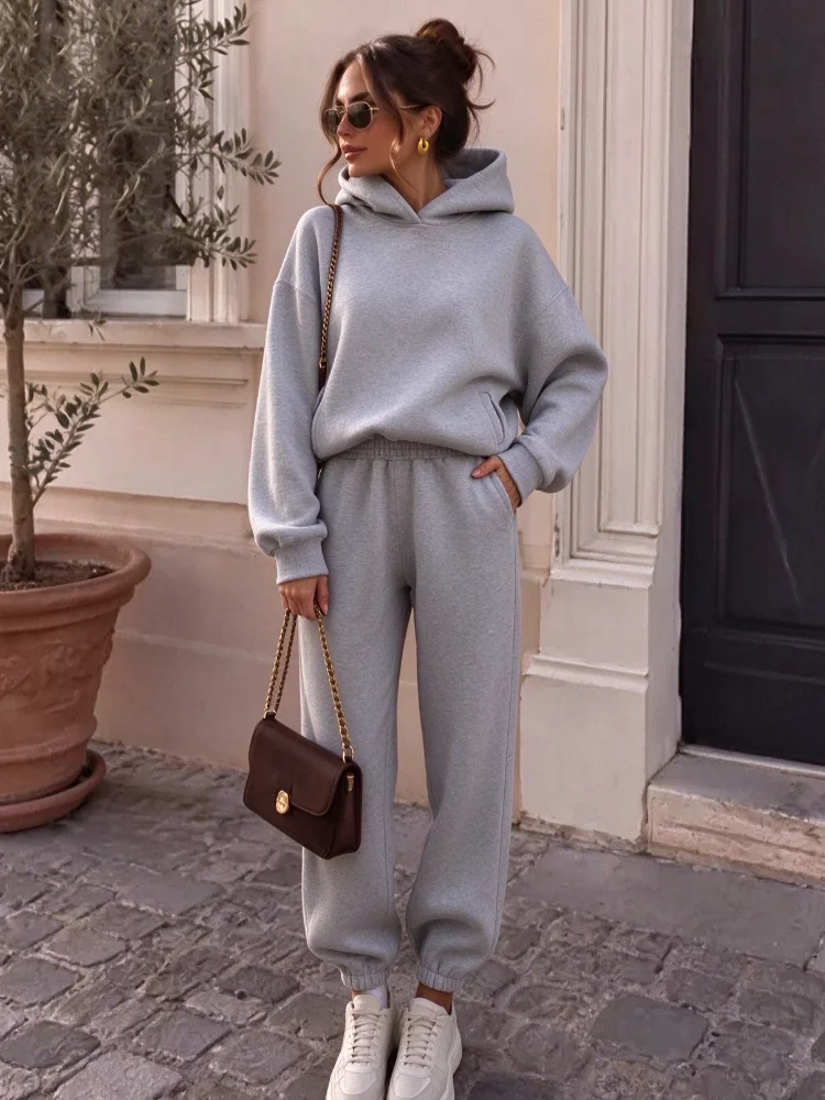 Joggers Pants - Ensemble de deux pièces pour femme,