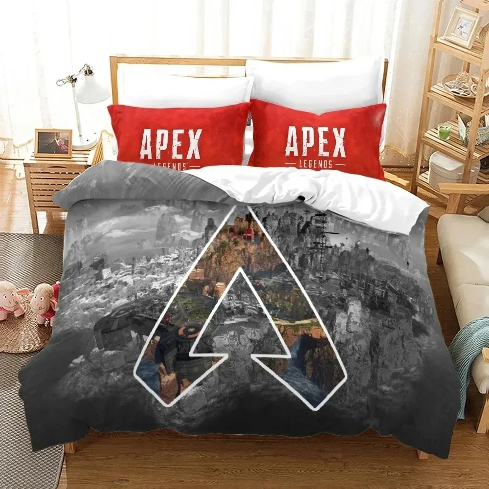 APEX Legends Bedding Set Single Twin Full Queen King Size shooting game Bed Set Aldult Boys Bedroom Duvetcover Sets 3D Print 015