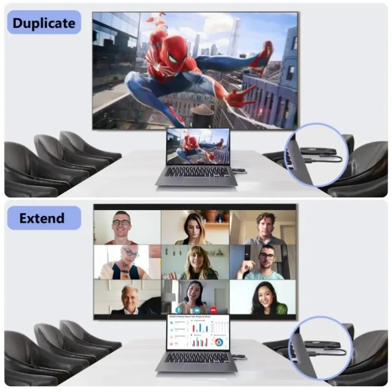 100M Wireless HDMI-Compatible Video Transmitter and Receiver Extender Display Adapter Cable Screen Mirror for Camera PC To TV
