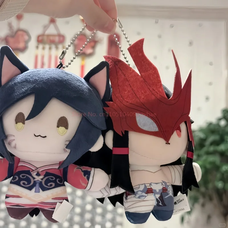 Riot Games Original In Stock League Of Legends Hand In Hand Magnetic Blind Box Plush Keychain Collectible Ornament Gift For Fans view 2