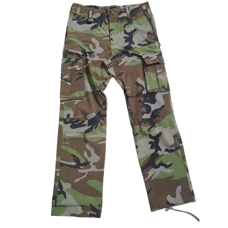 

Camouflage Quick Drying Pants Men's Summer Thin Quick Drying Mountaineering Tactical Pants American Trendy Brand Multi Pocket Wo