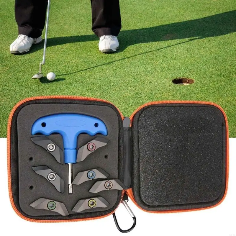 7Pcs 3-15g Golf Weight Screw Replacement Golf Club Head Weights with Wrench for Golf Driver Golf Training Accessoies