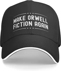 Crea di nuovo il cappello di Fiction Orwell per il cappello da camionista regolabile del berretto da Baseball delle donne degli uomini