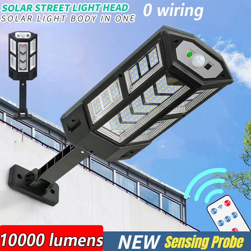 

Newest Powerful Solar Led Light Outdoor Solar Lamp of Motion Sensor 3 Modes Waterproof Solar Garden Light Street Yard Lantern