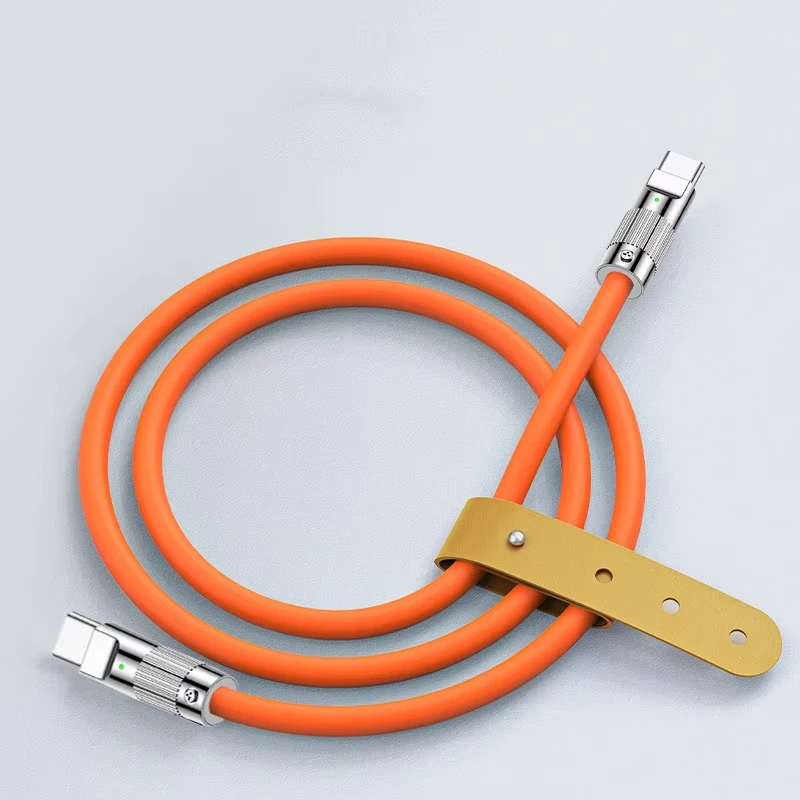 6A USB C To Type C Cable 120W Fast Charging Charger Wire Cord For Samsung Xiaomi Type-C Mobile Phone Accessories image 4