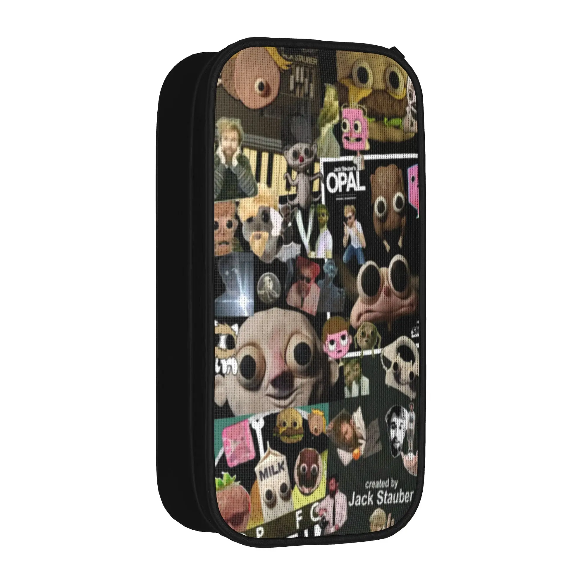 Jack Stauber Mix Pen Box Double Layer Large Capacity For School  Pencilcase Perfect Gifts