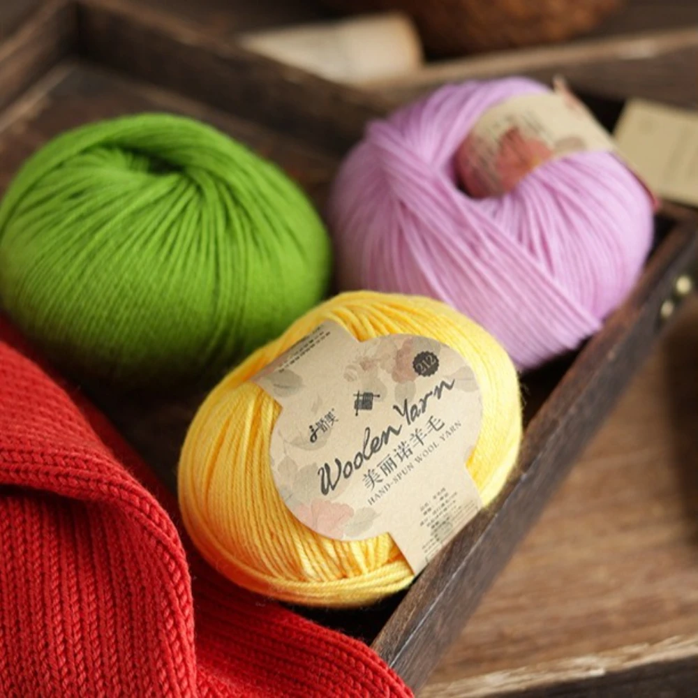 50 г австралийской мериносовой тонкой шерсти, изысканная нить, ручная работа, сделай сам, грубый стержень, вязаный свитер, кукольный шарф, тонкая шерсть